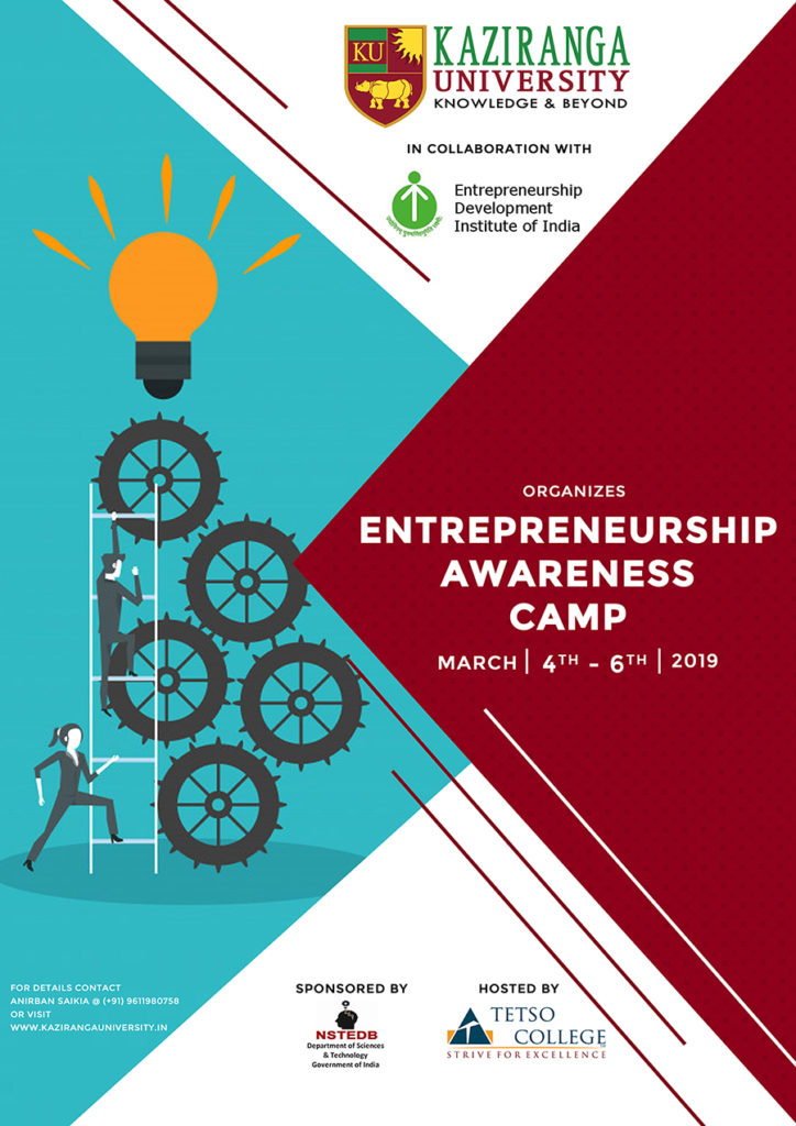 dottalks - Entrepreneurship Awareness Camp (A3) Poster