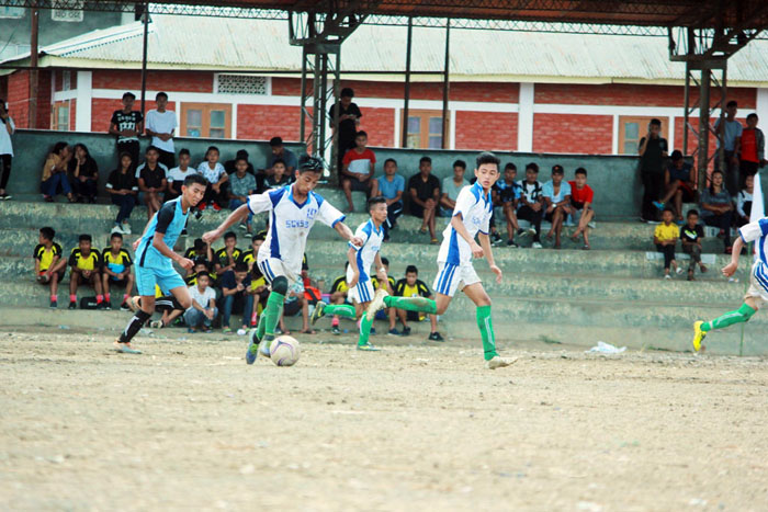 Mokokchung schools battle it out at inter-school football tourney