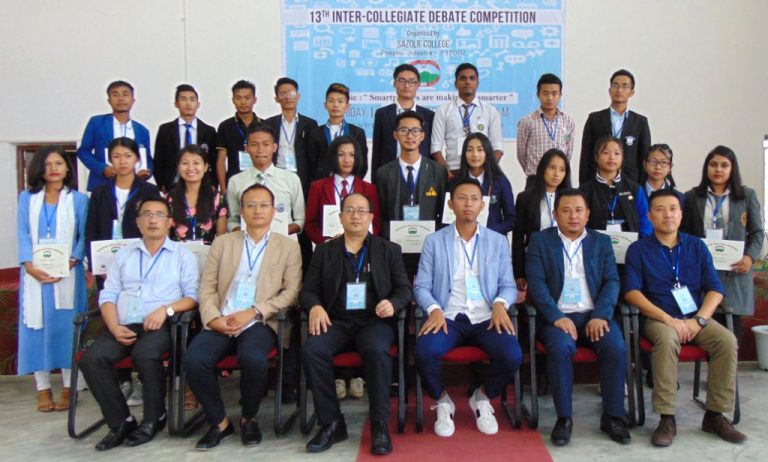 Student from Tetso College wins inter-college debate competition