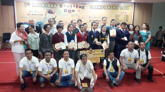 Kasunga Victoria Kuba emerges winner of Nagaland Spelling Bee Champion 2018