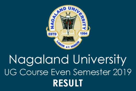 Nagaland University UG Even Semester Examination 2019 result out