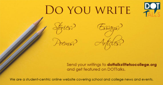 Calling all writers! It’s time to get creative!