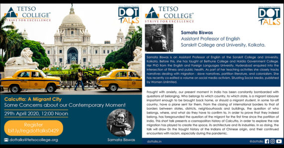 Report on ‘Calcutta: A Migrant city – Some concerns about our contemporary movement’: A DOT Talks webinar