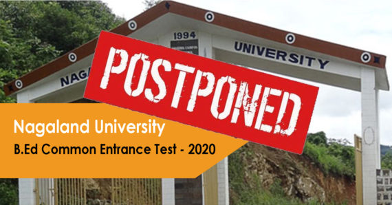 Postponement Notification for B.Ed Admission-2020