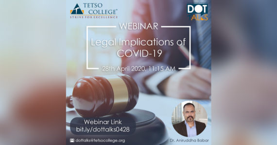 DOT Talks webinar on Legal Implications of COVID-19 held