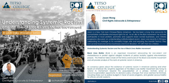 Understanding Systemic Racism and the rise of Black Lives Matter movement | DOT Talks Webinar Series