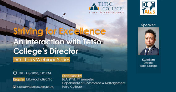 Striving for Excellence: An interaction with Tetso College’s Director