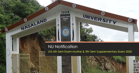 NU Notification: UG 6th Sem Exam routine & 5th Sem Supplementary Exam 2020