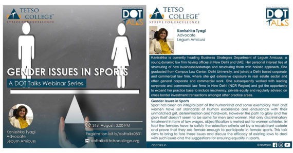 Gender Issues in Sports | DOT Talks Webinar Series