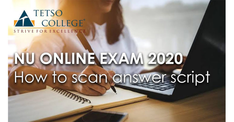 Easy way for Nagaland University students to scan answer scripts for online exam