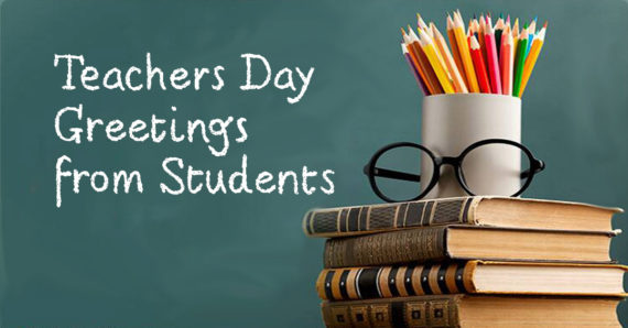 Teachers day greetings from students