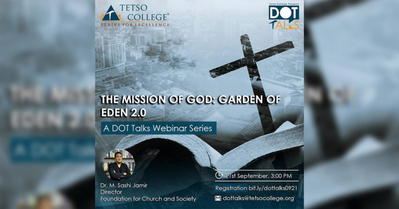 The Mission of God Garden of Eden 2.0 DOT Talks Webinar Series