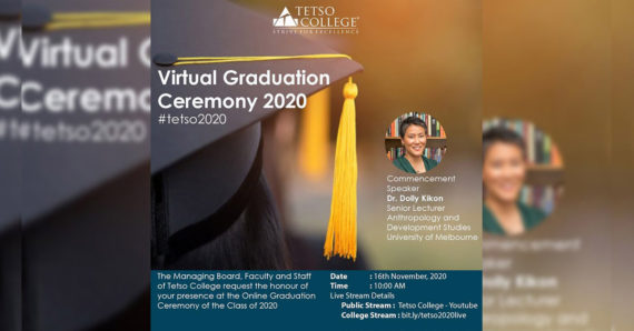 Tetso College Virtual Graduation Ceremony 2020 held