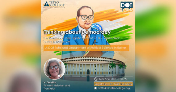 ‘The Relevance and Significance of Dr. B.R. Ambedkar: Today & Tomorrow’ | A DOT Talks Online Lecture Series