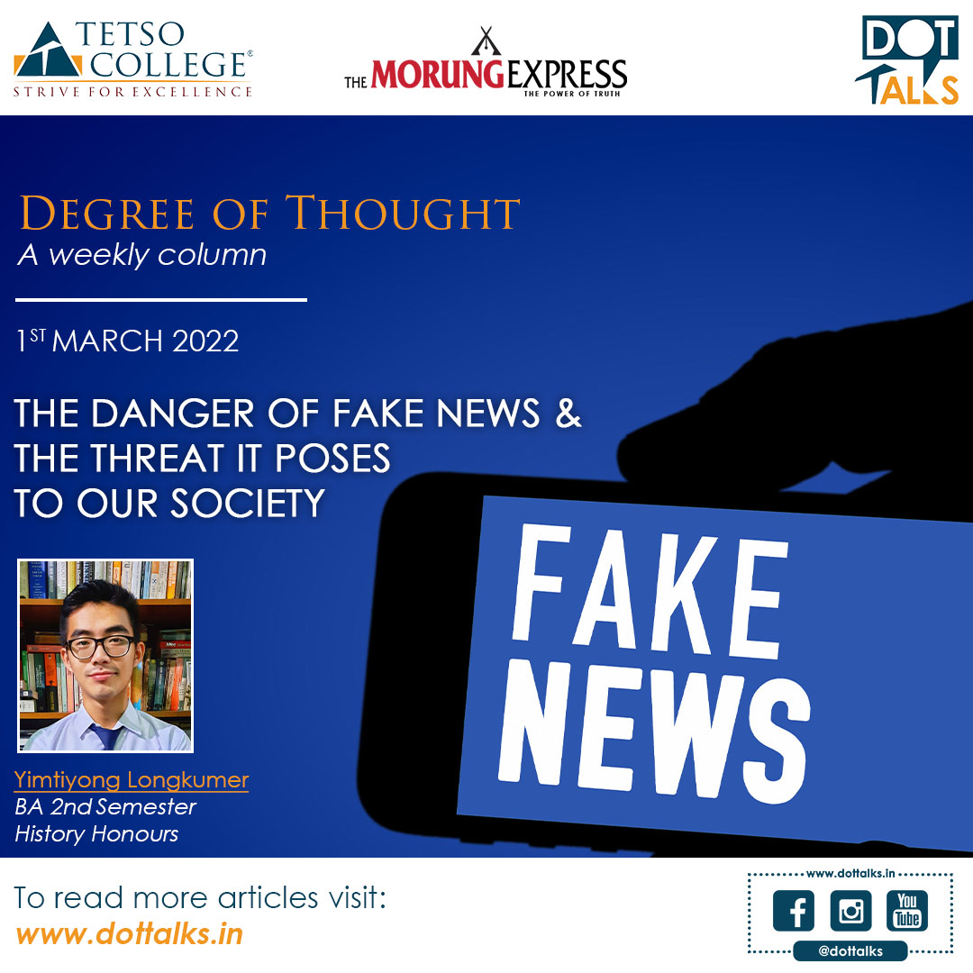 THE DANGER OF FAKE NEWS AND THE THREAT IT POSES TO OUR SOCIETY ...