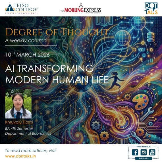 AI Transforming Modern Human Life – Khruvolü Hoshi, BA 4th Semester, Department of Economics